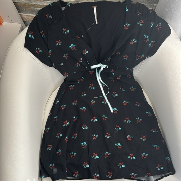Free People Everyone's Favorite Mini Women’s Floral Dress Size Small - Picture 6 of 9
